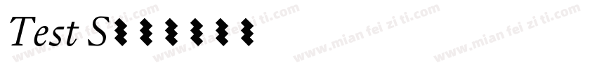 Test S字体转换